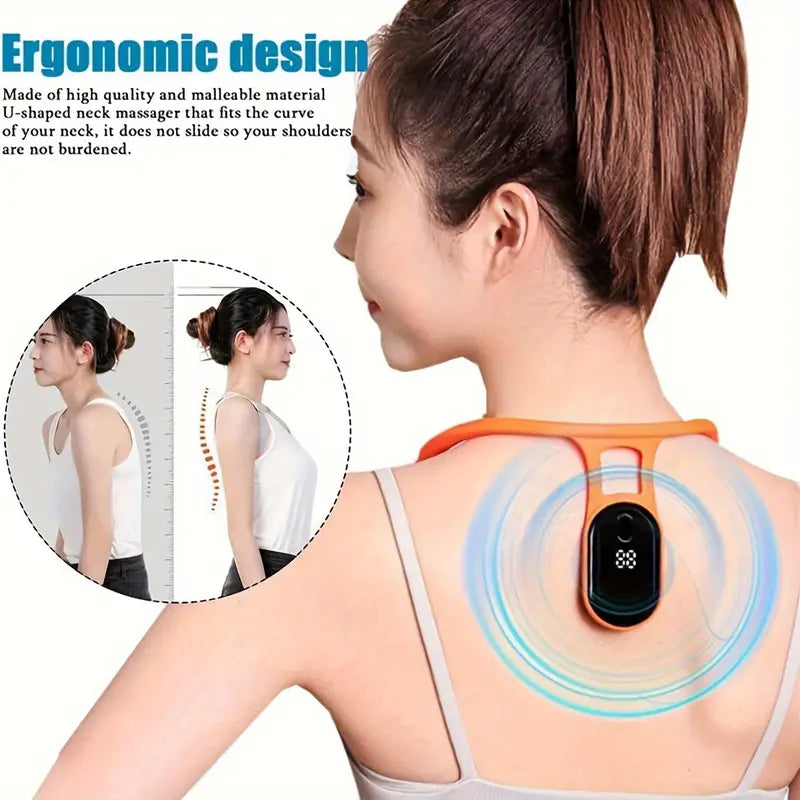 1pc Neck Soothing Instrument, Neck Device, Portable Neck Lymphatic Massager